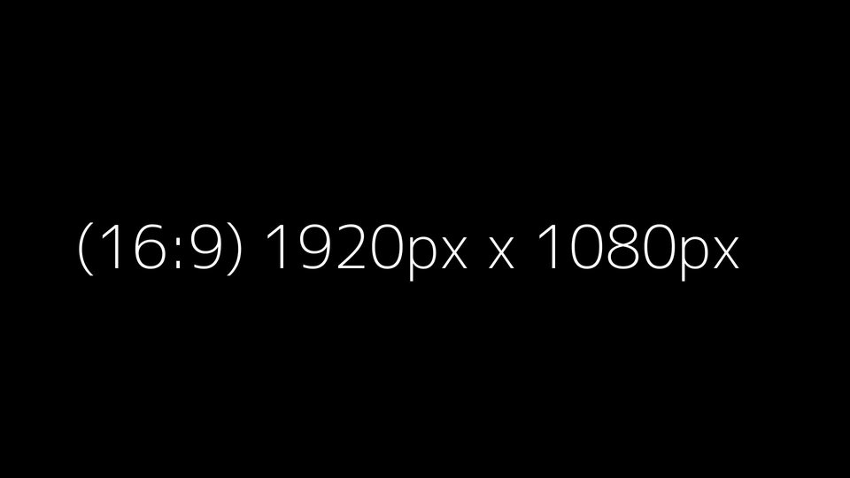 Black background with text 1920px x 1080px