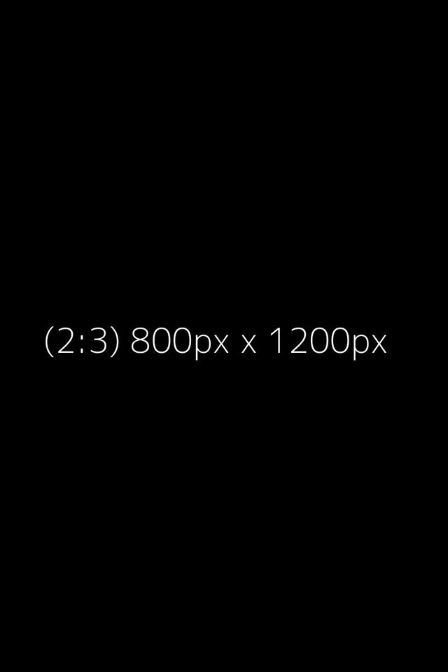 Black background with text 800px x 1200px